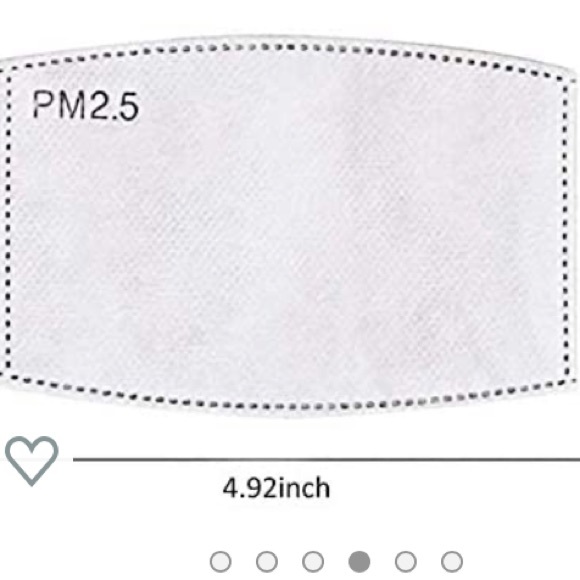 Crystal Face Mask w/5 High Grade Filters - Picture 5 of 8